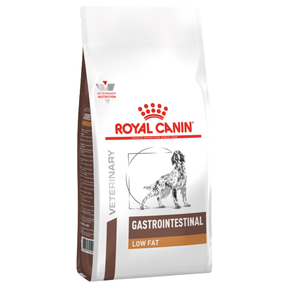 Royal Canin Gastrointestinal Low Fat All Breeds Adult Dog Food.