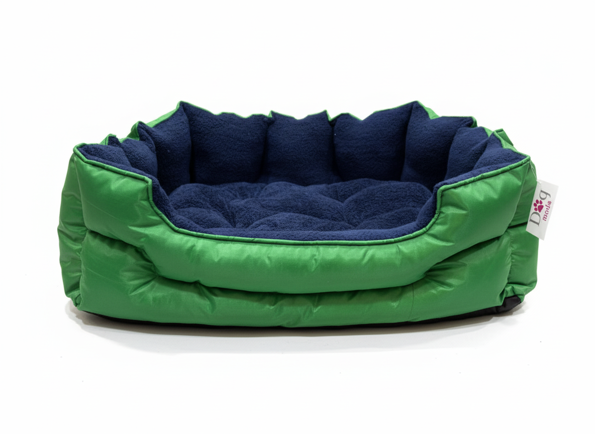 Petmoda waterproof bed (High) Green , blue 80*70.