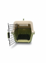 Naomi Pet Crate Green- With Bowl and Plastic Pad 50*34.5*34cm.
