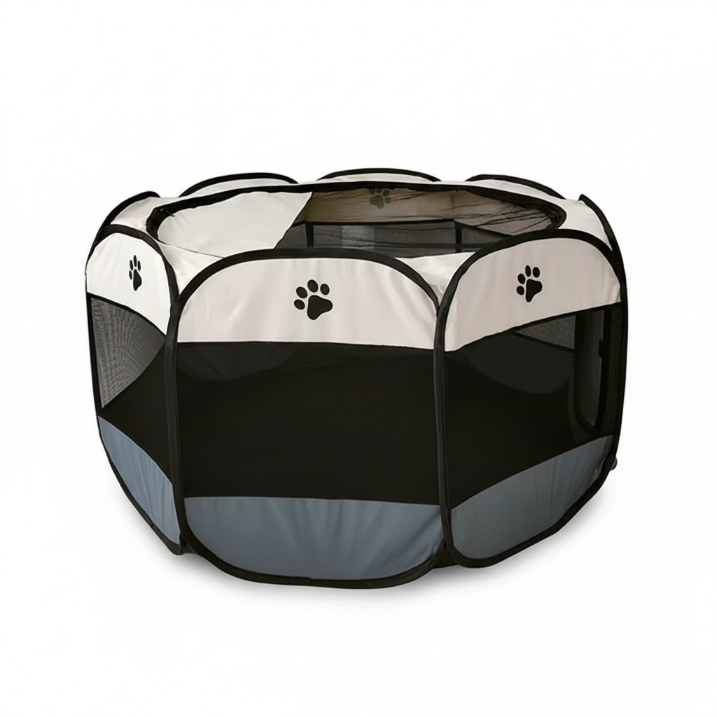 Pet Tent for Cats and Small Dogs Grey Medium 91x91x58 cm.