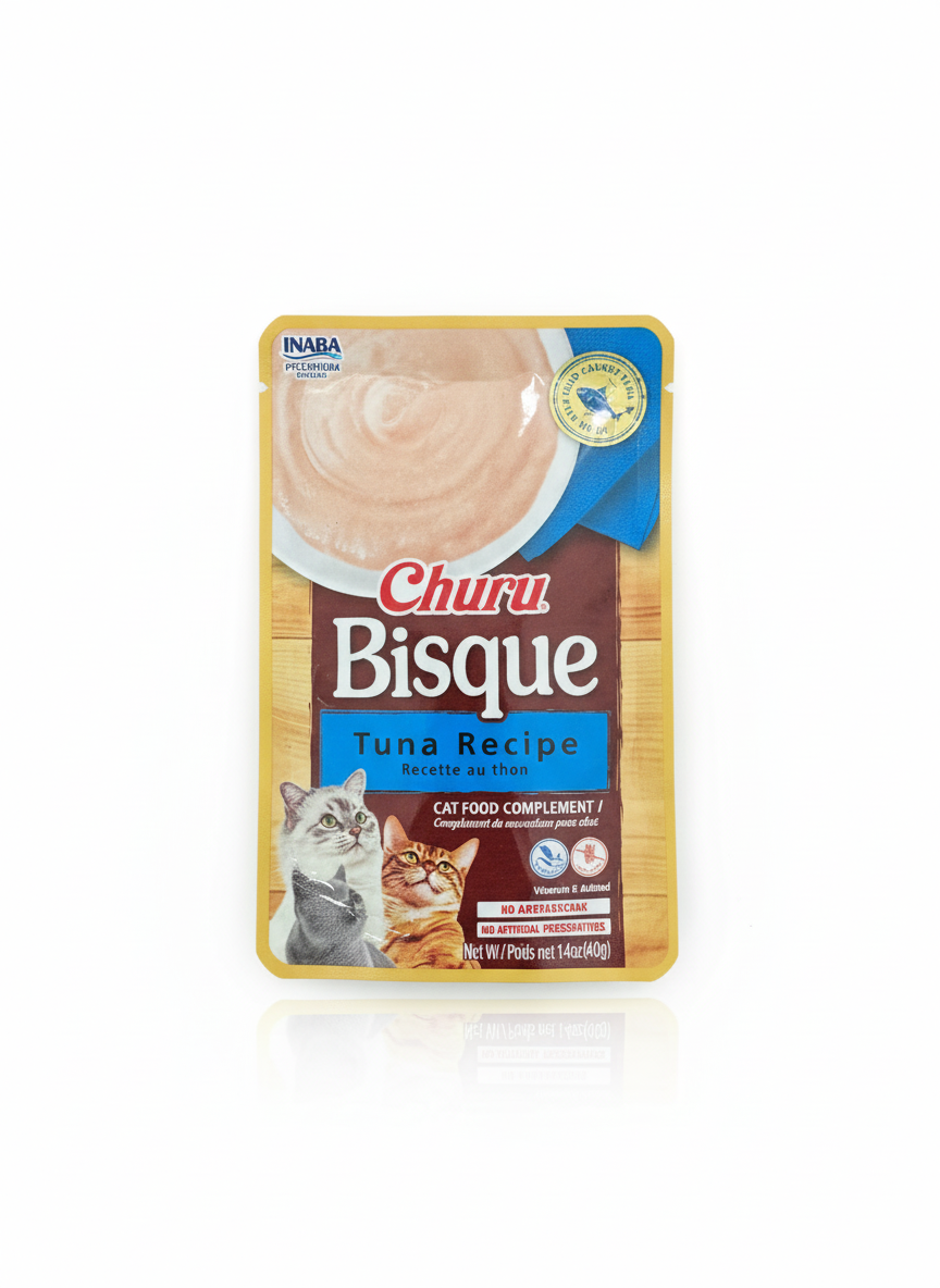 Churu Bisque tuna recipe for cats 40g.