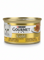 GOURMET PURINA GOLD WITH CHICKEN and CARROTS 85 GR.