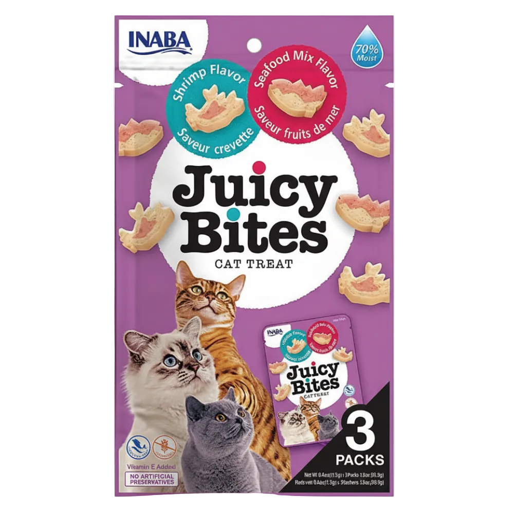 Inaba Juicy Bites Shrimp and SeafoodFlavors For Cat 3 Packs Petfast.shop Inaba Cat Chewy Treat Egypt Brand Exclusive Treats petfast.shop Egypt PJU3625S Default Title 210.00