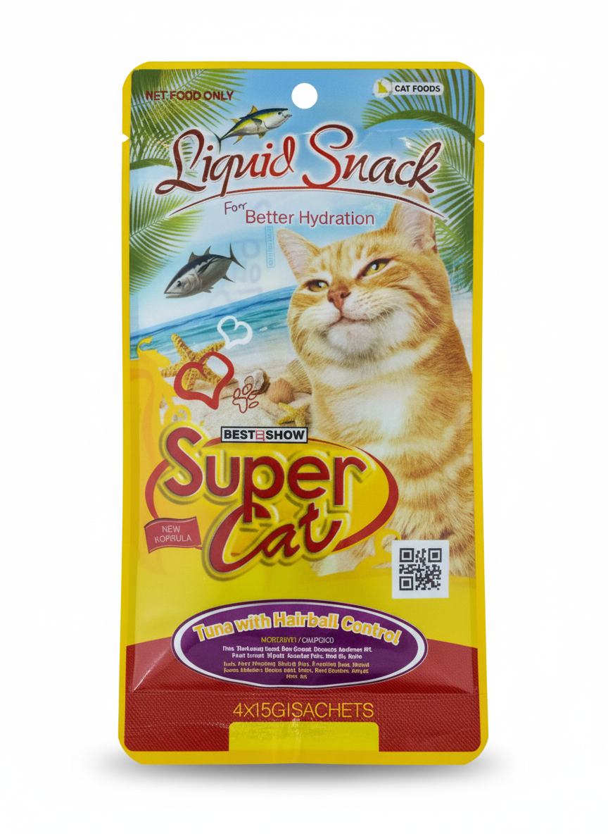 Super Cat Liquid Snack 4*15g