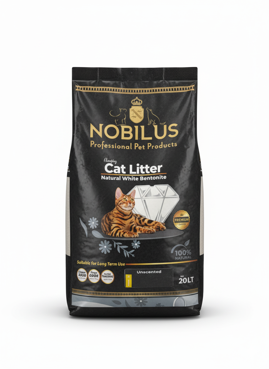 Nobilus Cat Litter 20L (NO SCENTED).