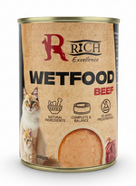 Rich Excellence Cat Wet Food Beef Can 400g