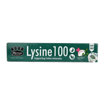 Mervue Lysine 100 supplement box for cats on a white background