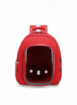 Pet Backpack TransparentPet Bag for cats and small dogs.