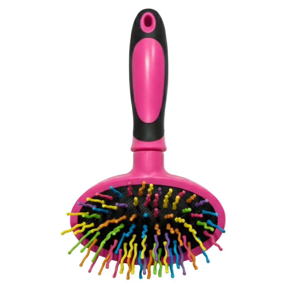 Pet Bath Brush Rainbow Size Small Petfast.shop Generic Brushes Combs and Clippers Cat Dog Grooming Kitten Puppy petfast.shop EgyptPink 70.00