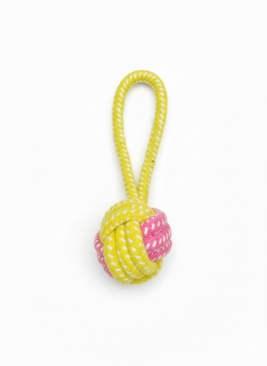 Toy Cotton Rope Ball for Small Dogs