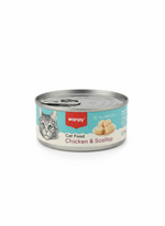 Wanpy Can Chicken & Scallop wet cat food 95g
