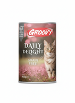 Groovy Wet Food For Cats Daily delight turkey & liver 400g.