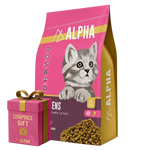 Alpha Dry Food For Kitten 1Kg + Surprise Gift