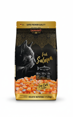 Leonardo GF and holistic Dry Food For adult Cats With fresh salmon 1.5 Kg.