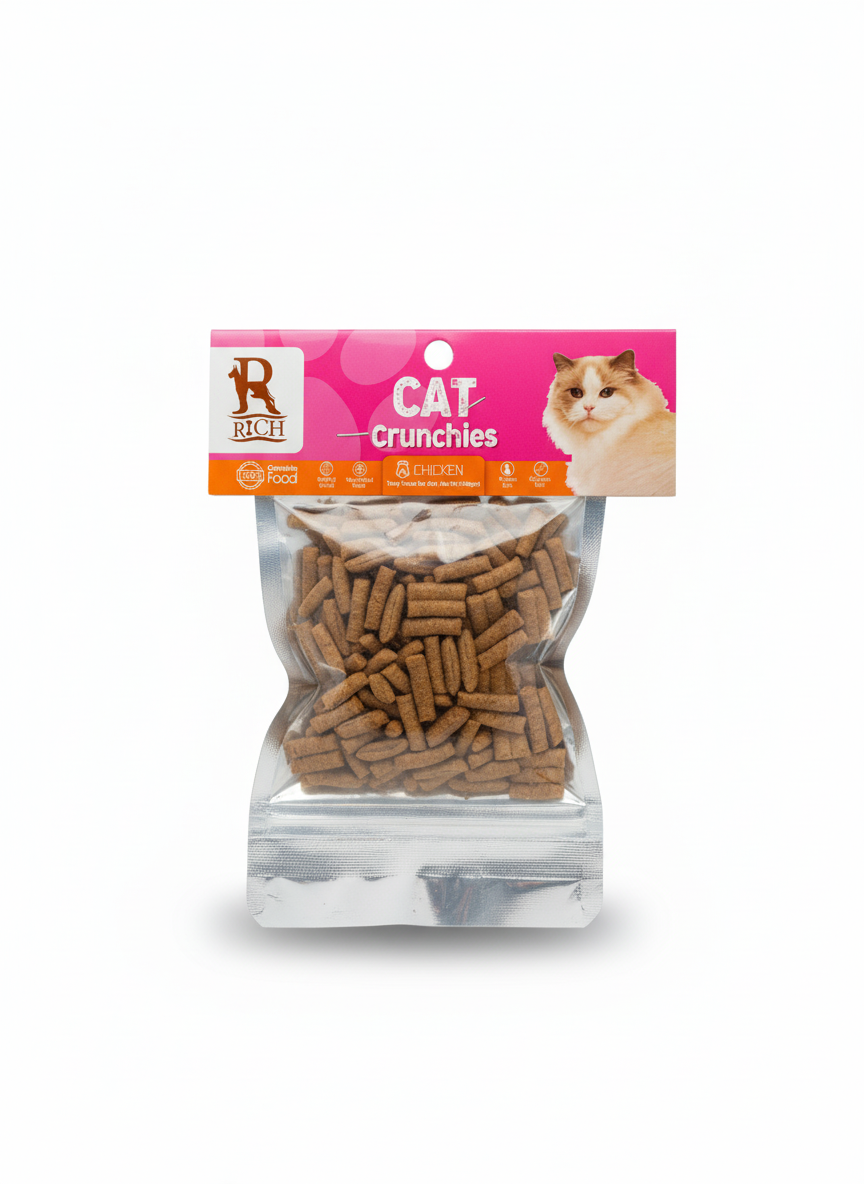 Rich Crunches Biscuits for Cat 100g.