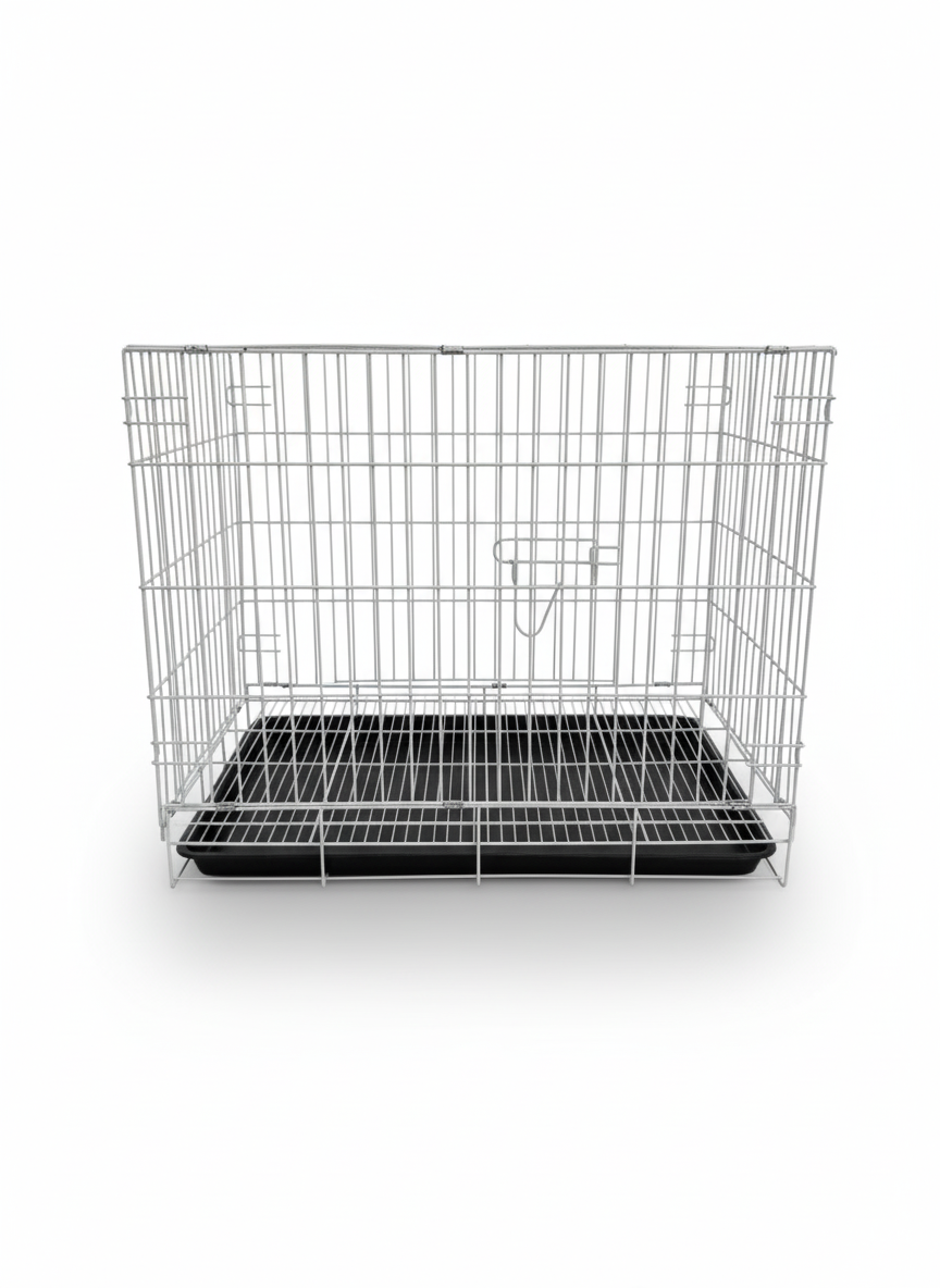 Steel Pet Box 60*45Cm White.