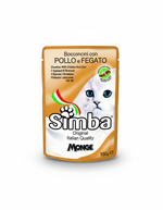 Simba chunkies with chicken and liver for cats 100g.