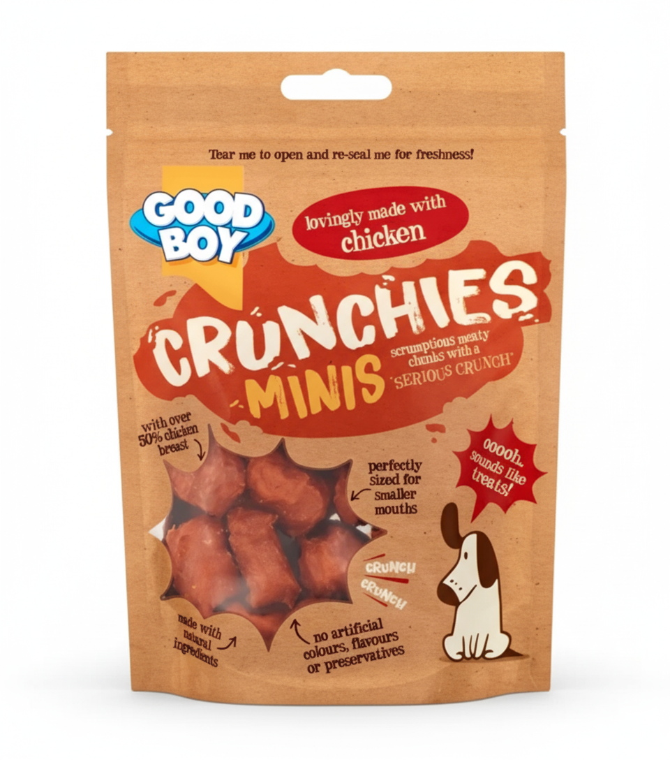 Goodboy Crunchies Mini Chicken Dog Treats 60G.