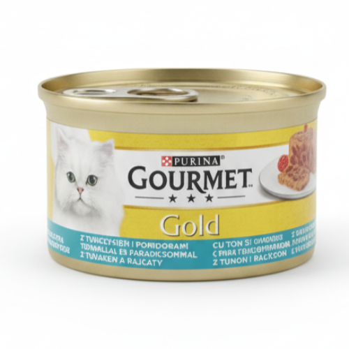 GOURMET PURINA GOLDWITH TUNA and TOMATO 85 GR.
