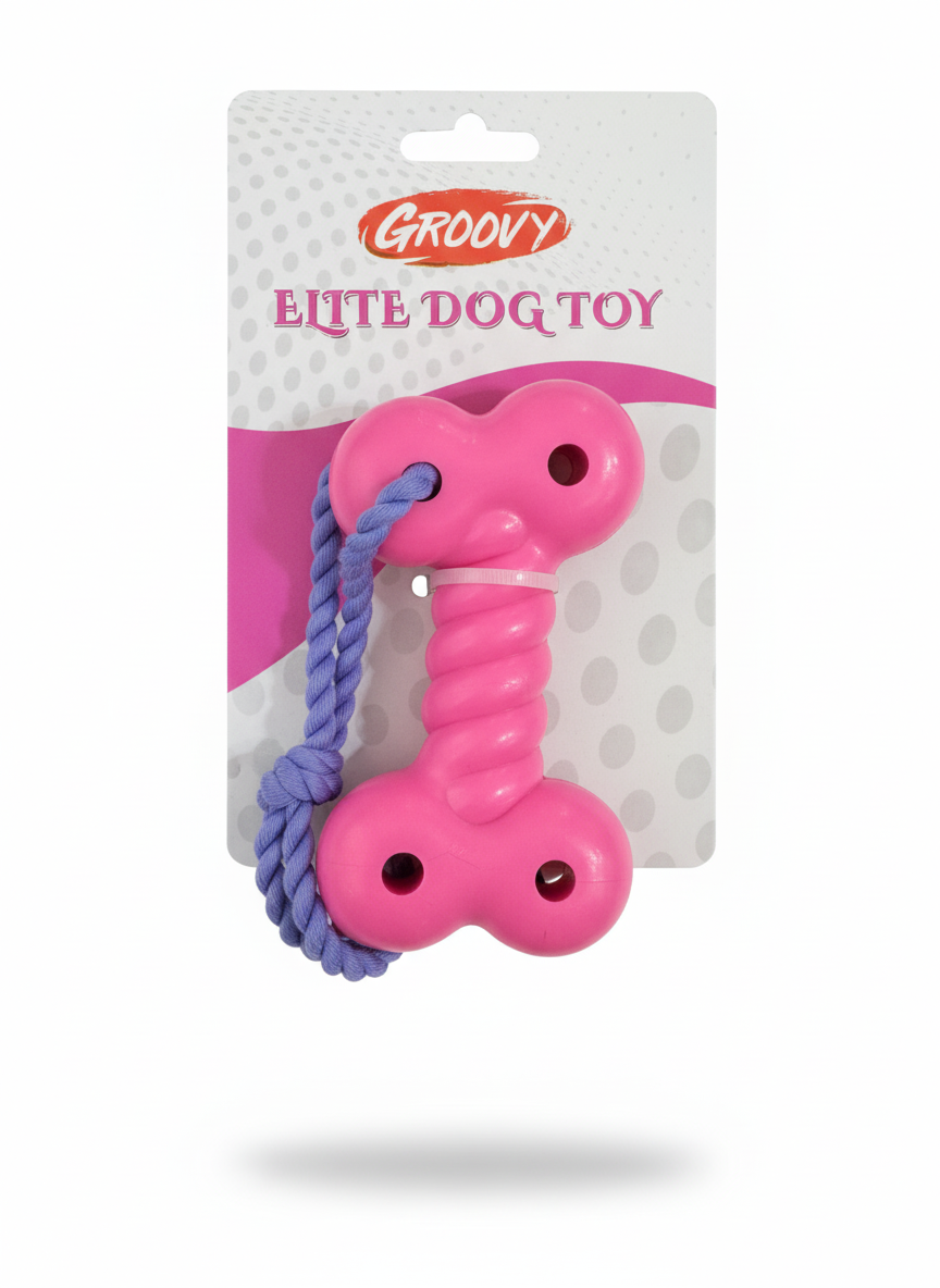 Groovy Elite Dog Toy Bone Small