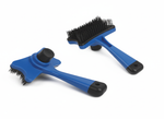 Naomi Pet brush Color: Blue.