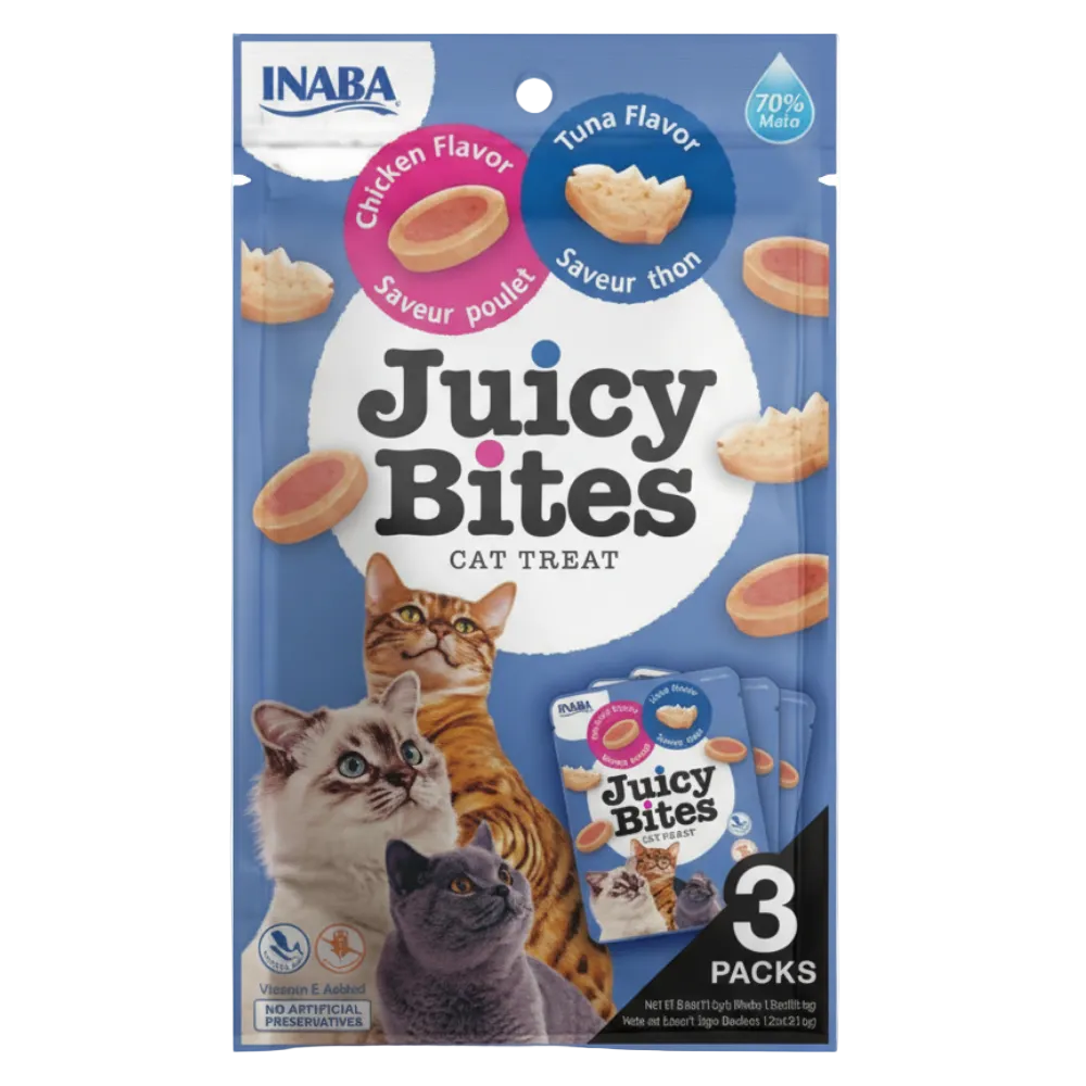 Inaba Juicy Bites Chicken and Tuna Flavors For Cat 3 Packs Petfast.shop Inaba Cat Chewy Treat Egypt Brand Exclusive Treats petfast.shop Egypt PJU3622S Default Title 210.00