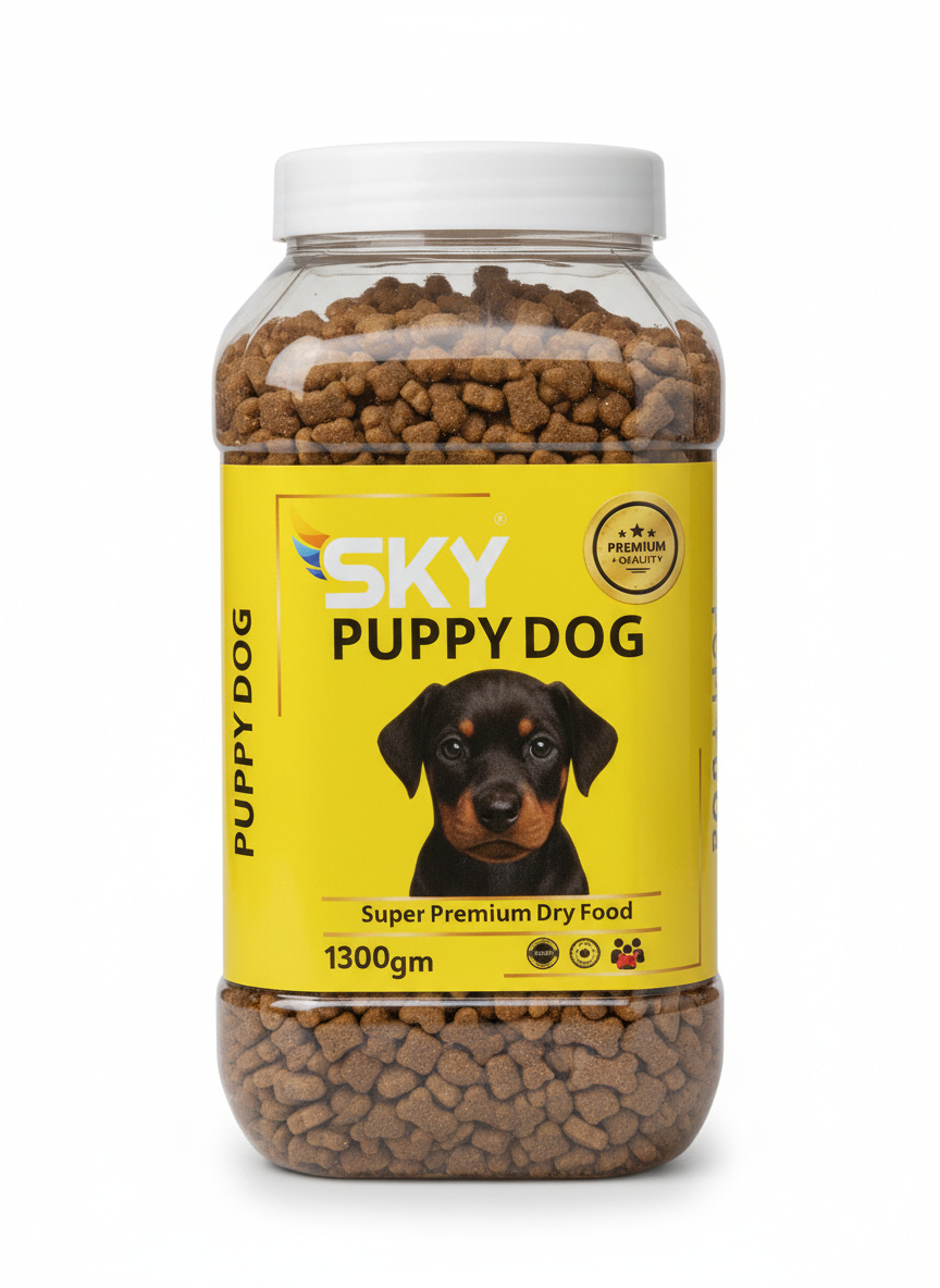 sky dry food puppy dog 1300 gr.