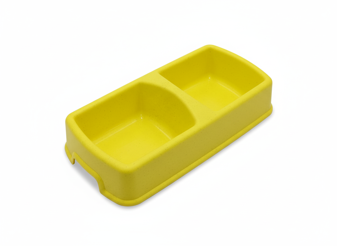 Plastic bowl for feeding dogs and cats Size Small.