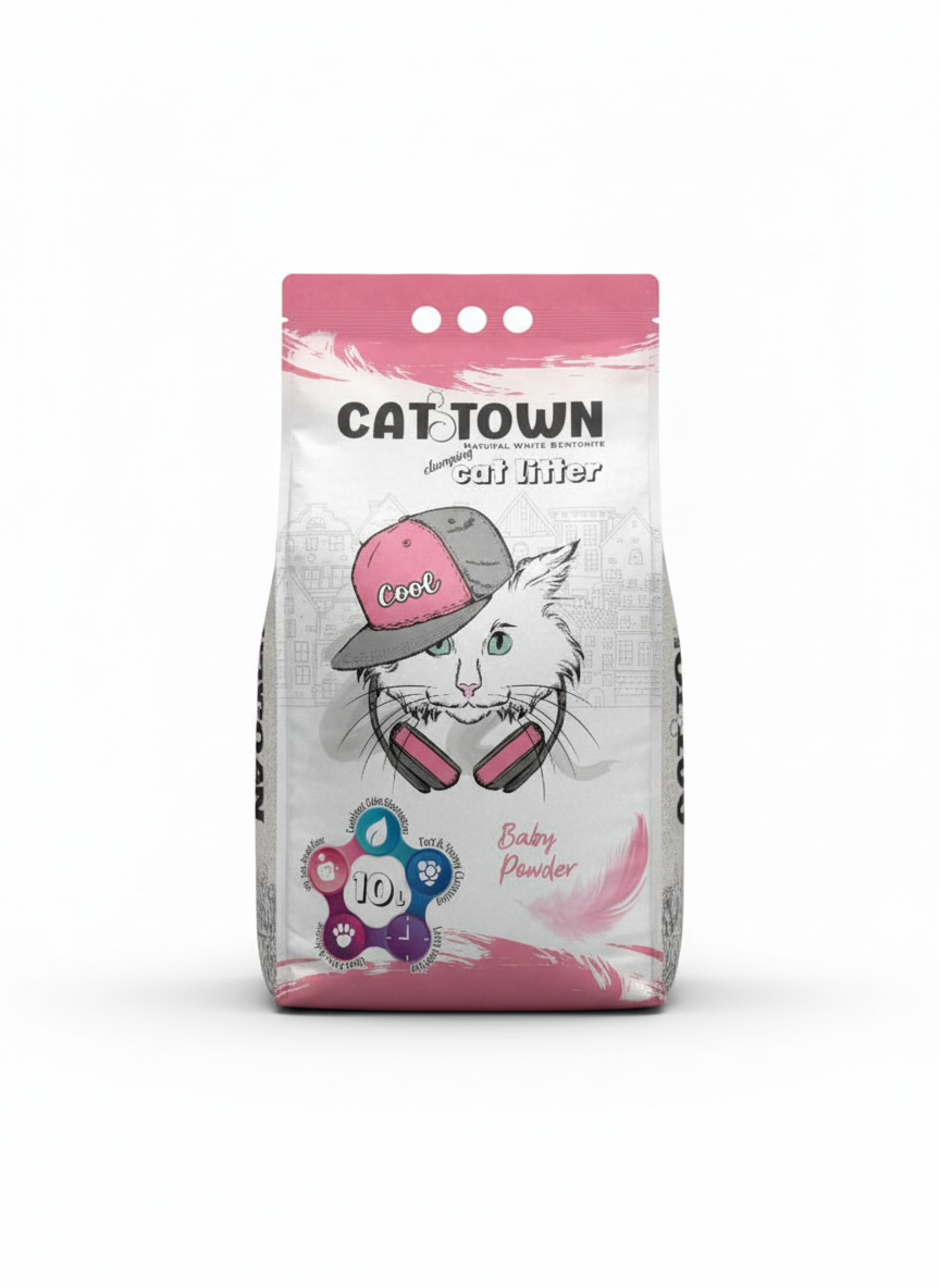 Cat Town Cat Litter Baby Powder 10L.