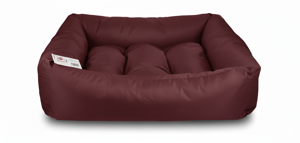 Petmoda Colored Bed (waterproof)Maroon Medium 60*50