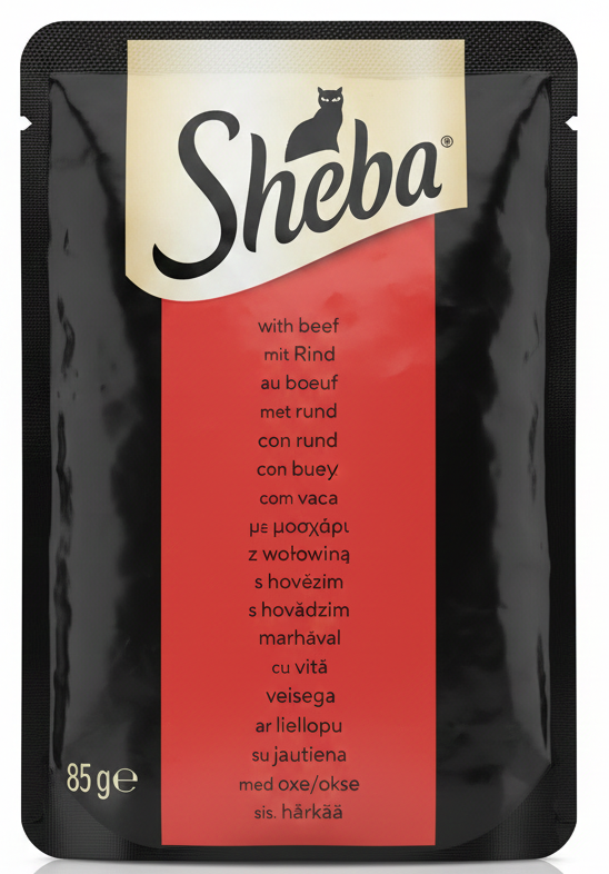 Sheba Wet Food for Cat with Beef 85g