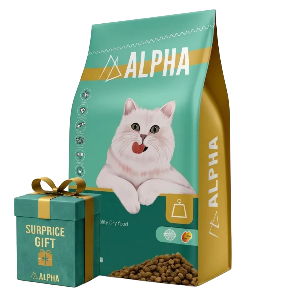Alpha Dry Food For Cat + Surprise Gift