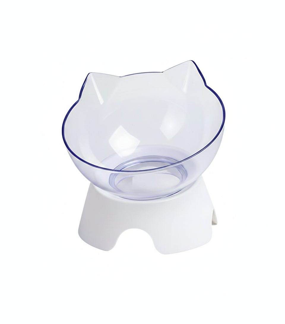 Raised Cat Bowl with Non-Slip Stand for Cats or Small Dogs.