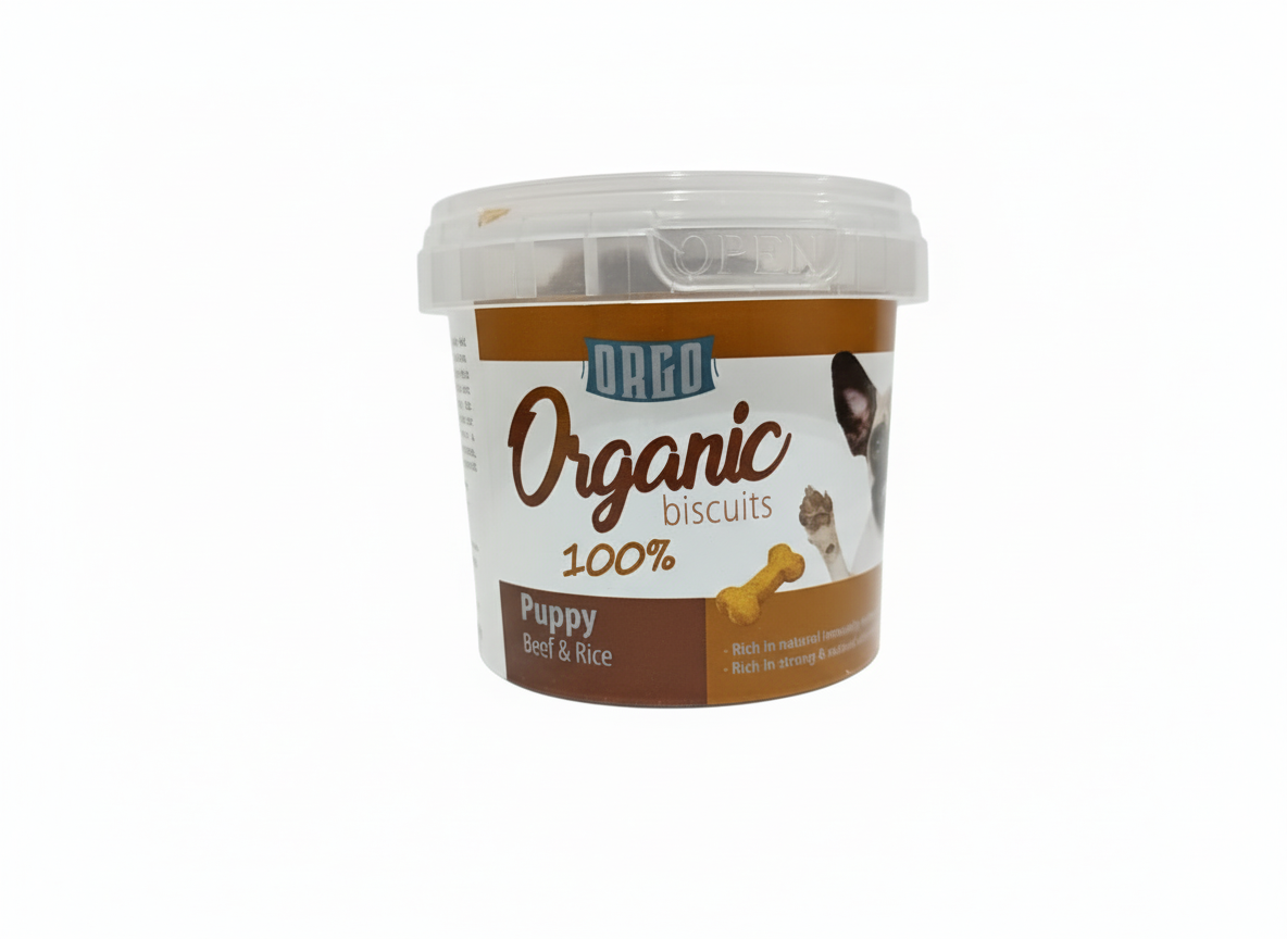 Orgo Puppy Biscuit 3Flavors 150g.