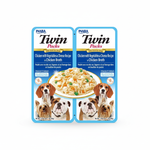 Twins Packs Chicken with Vegetables & Cheese for dogs 80g.