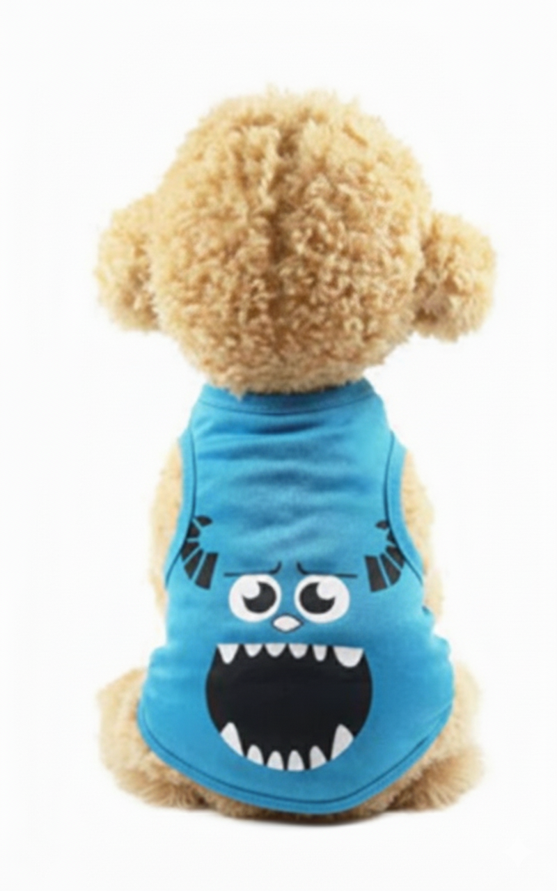 Dog Cloth Blue Monster