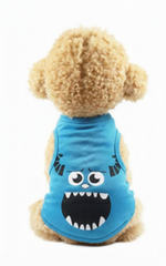 Dog Cloth Blue Monster