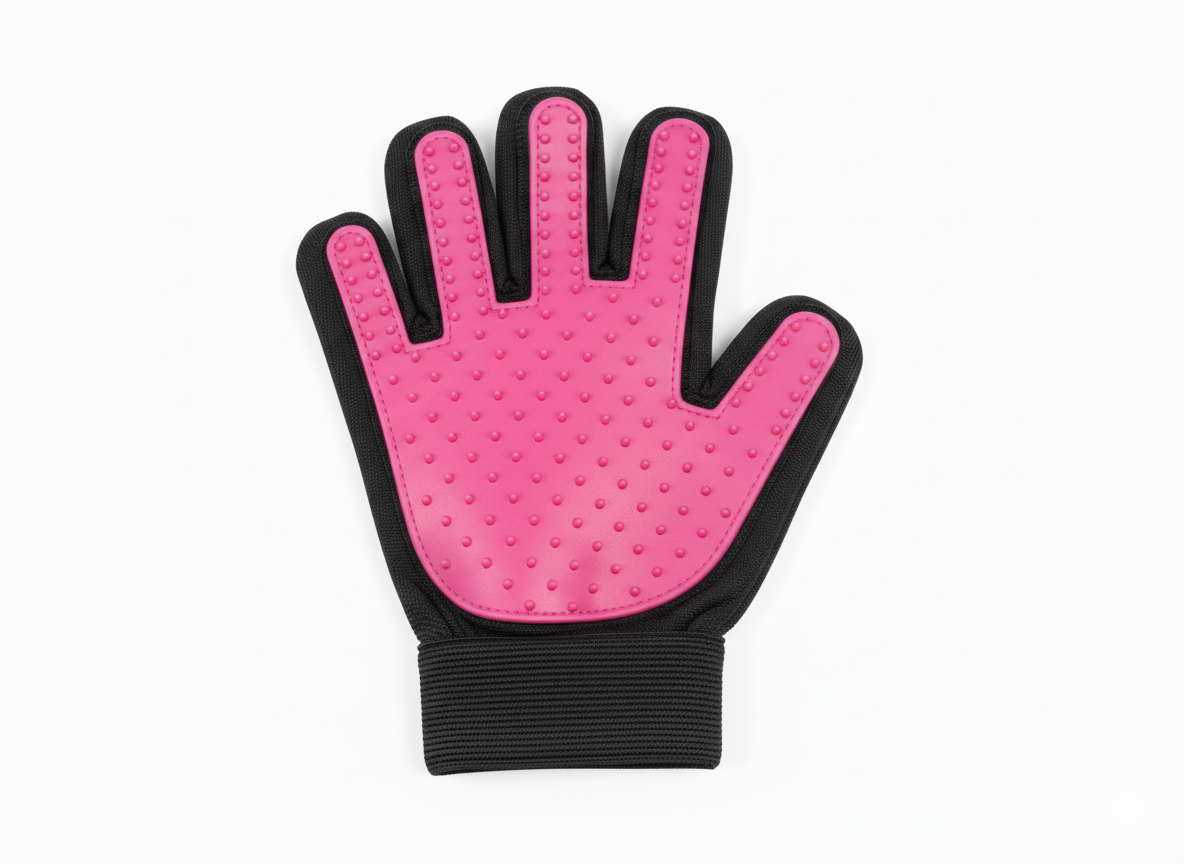 Hair Grooming Brush and Shedding Removal Glove for Dogs and Cats 1 Piece.