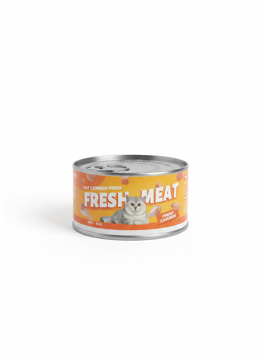 Petmetro Chicken Cat Wet Food Canned 85g.