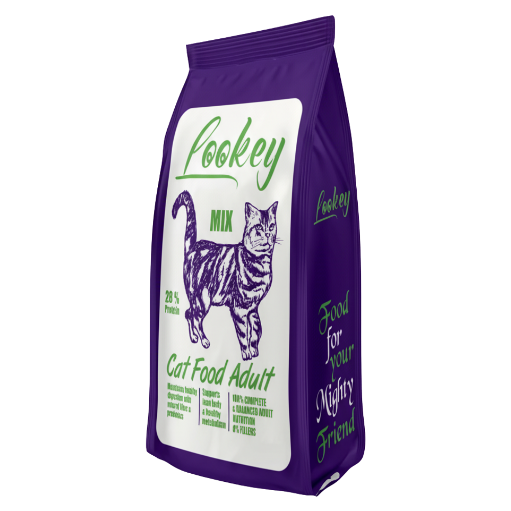 Lookey Mix Cat Dry Food 1Kg.