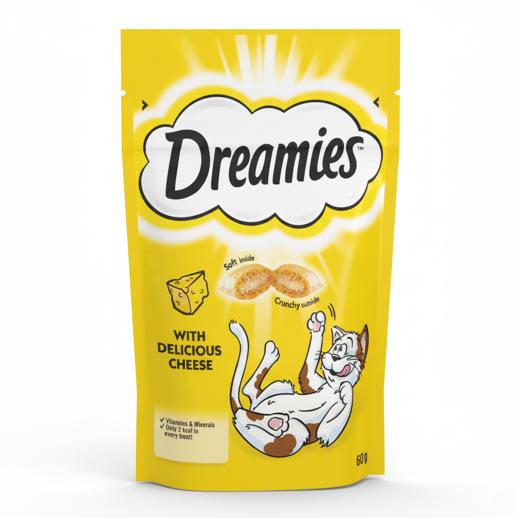 DREAMIES Cat Treat Cheese Flavors 60G