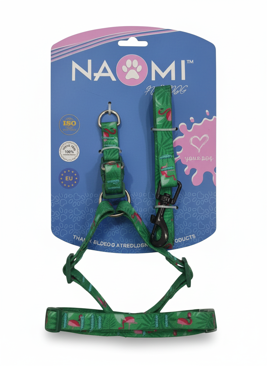Naomi – YL109773 – YL109775 Pet Leash &Harness.