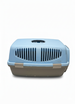 Travel Pet Box with Clips 56*26Cm Light Blue.