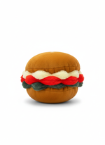 Fetch Up Burger Dog Toy.