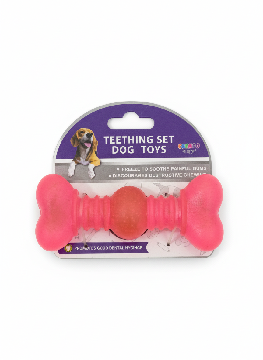 TEETHING SET DOG TOYS.