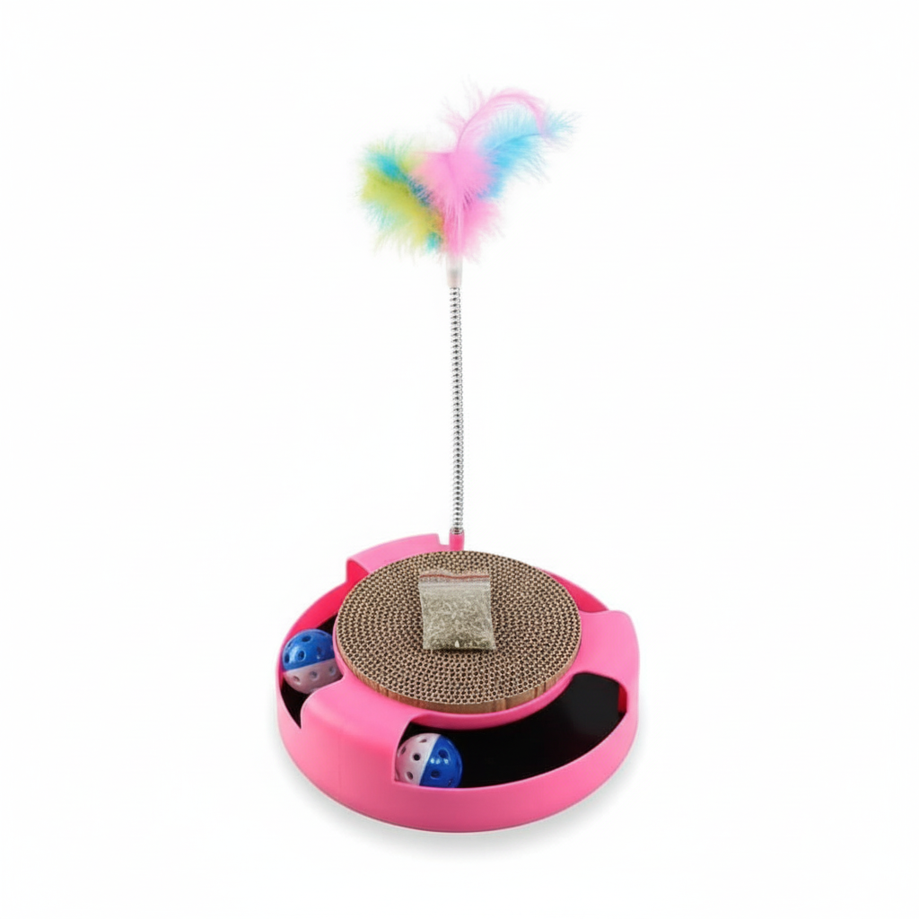 Round Scratching Toy For Cats.