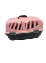 Travel Pet Box with Clips 51*23Cm Pink.