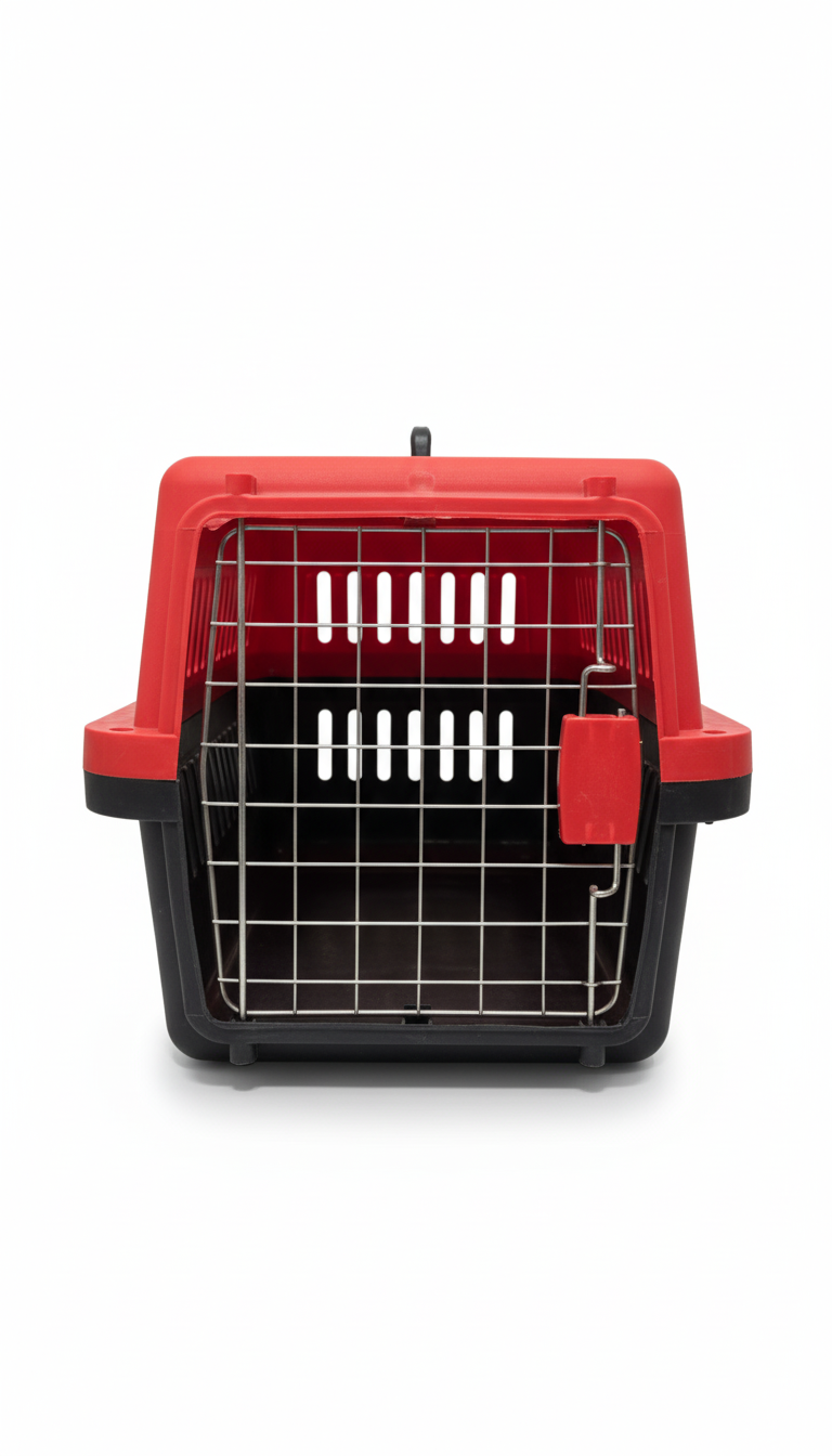 Groovy Cat Carrier Box Size M 60*30 Cm Red.