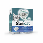 Sanicat Active White Ultra Clumping Cat Litter 10 L (Box) Petfast.shop
