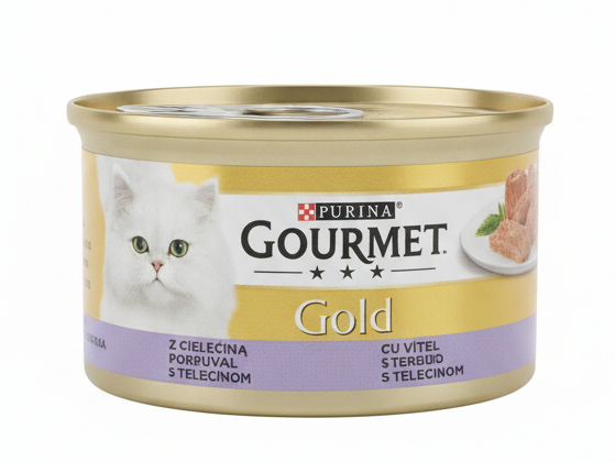 GOURMET PURINA GOLD WITH VEAL 85GR